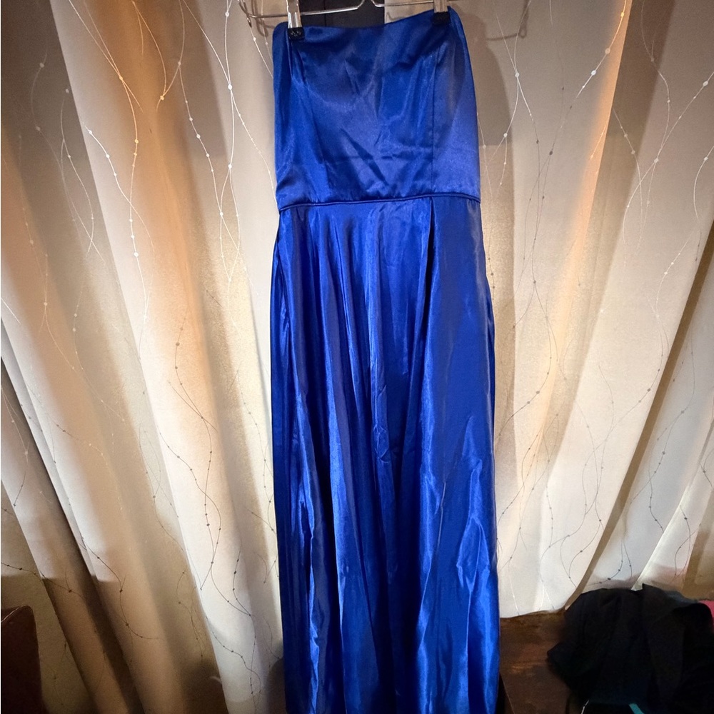 Betsy & Adam Vibrant Blue Dress
